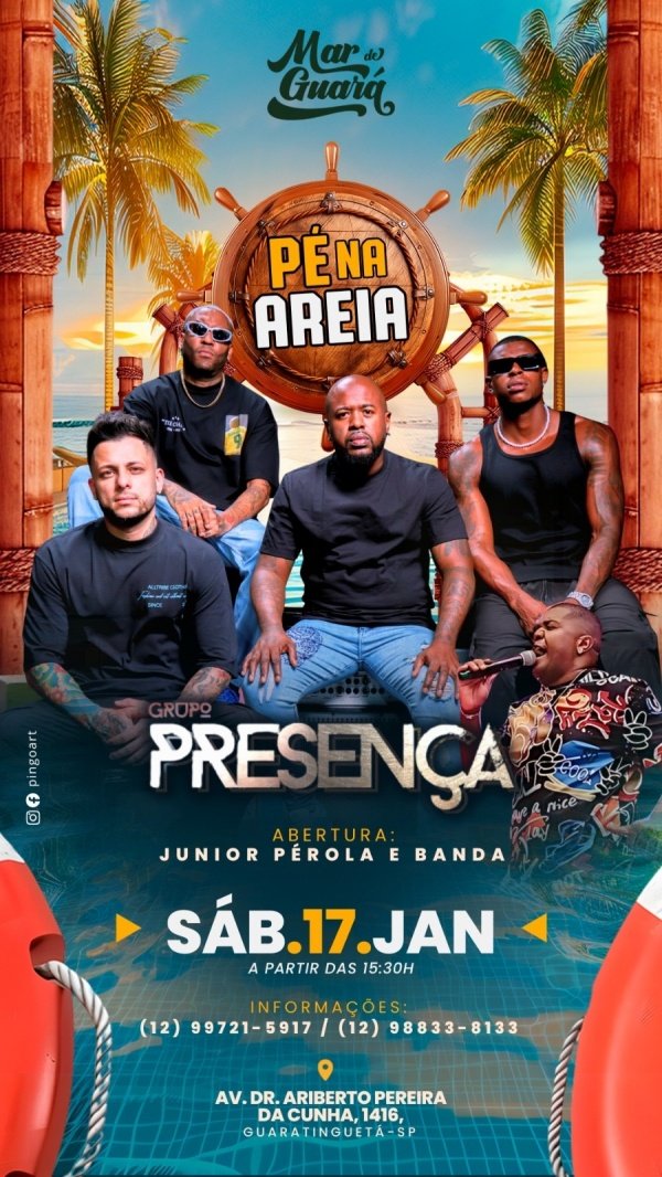 Imagem do evento Pé na Areia Mar de Guará