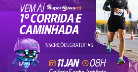 Imagem do evento 1ª CORRIDA E CAMINHADA SUPER NOVA TELECOM