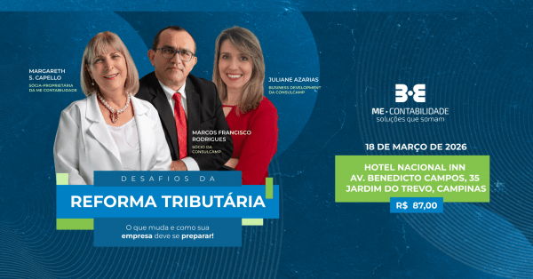 Imagem do evento Workshop - Desafios da Reforma Tributária