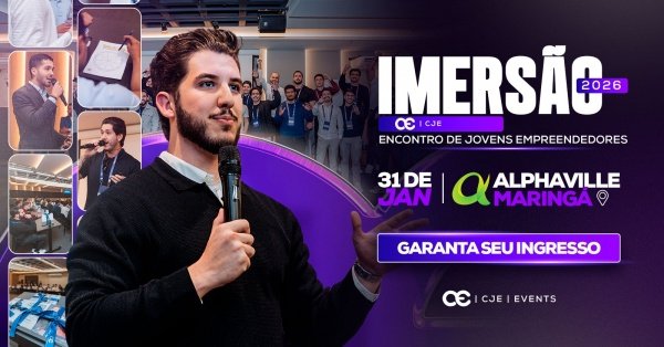 Imagem do evento IMERSÃO CJE 2026 - O Ano do Empreendedorismo com Propósito
