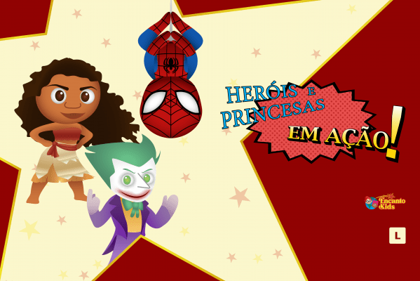 Imagem do evento Heróis e Princesas EM AÇÂO ! - Festival de Férias no West Plaza