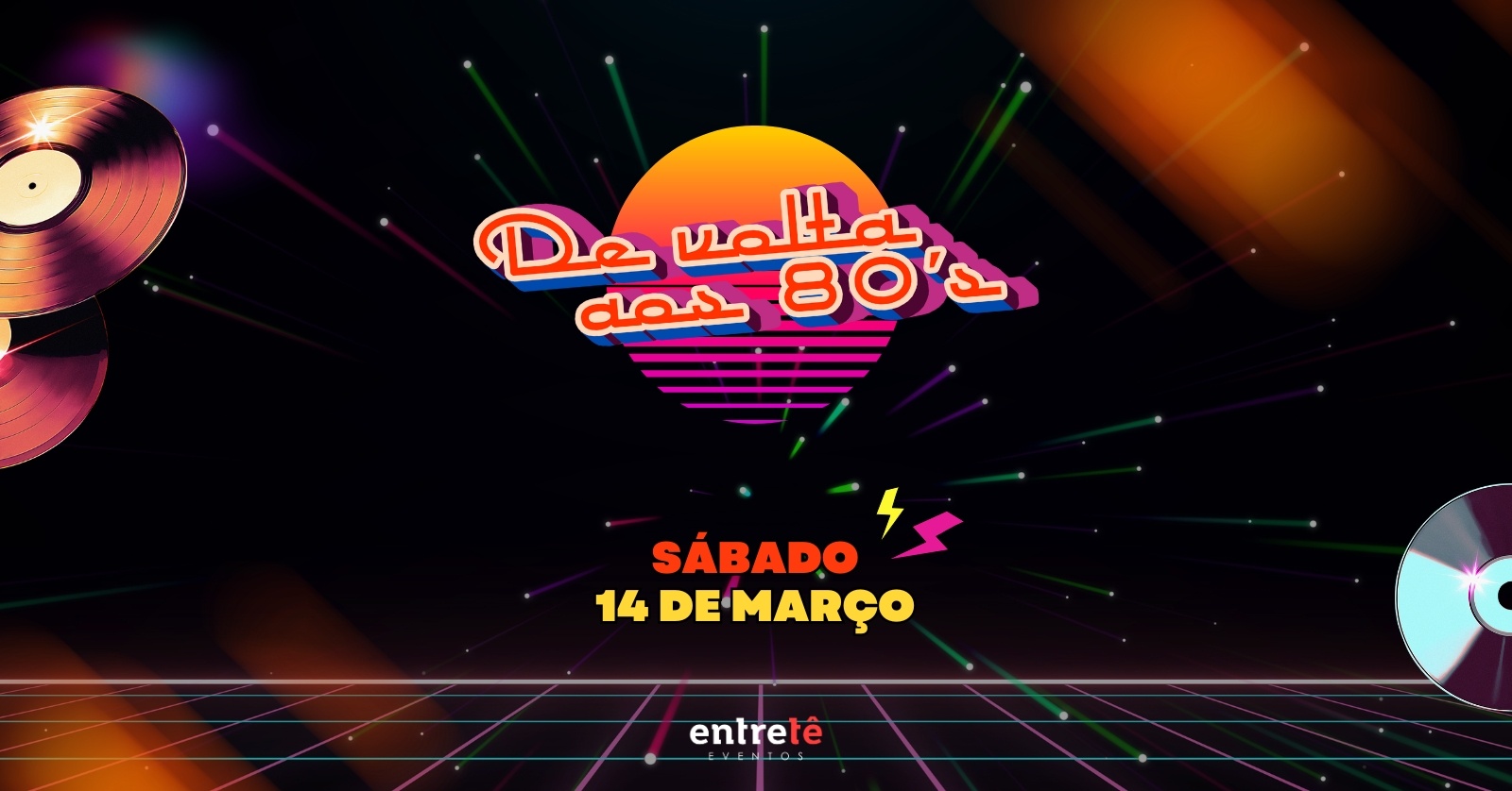 DE VOLTA AOS 80'S - EVENTO ADIADO - Lagoa da Prata, MG