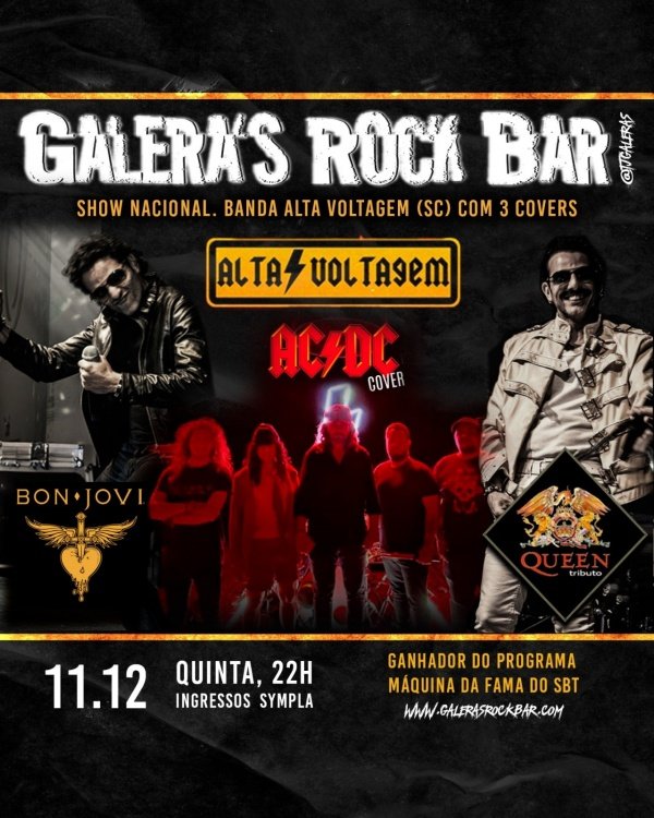 Imagem do evento Banda Alta Voltagem no Galera's!