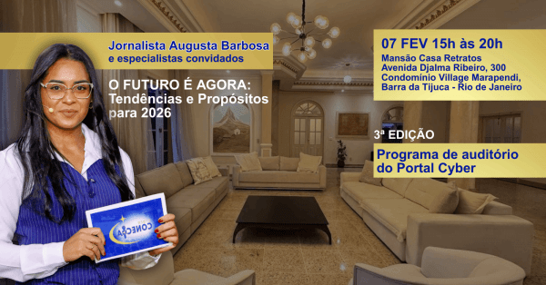 Imagem do evento GRAVAÇÃO PROGRAMA CYBER CONECTA 3ª EDIÇÃO