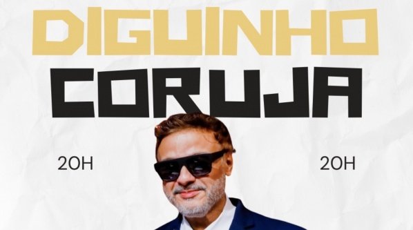 Imagem do evento Diguinho Coruja - Standup Comedy | 06/Fev Sex 20h