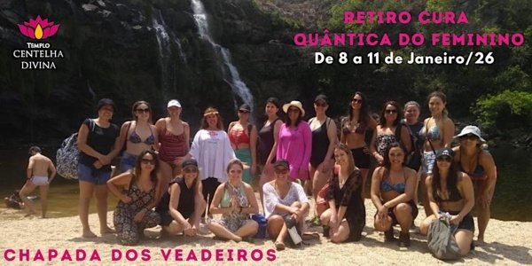 Imagem do evento Retiro Cura Quântica do Feminino. Retiro para Mulheres na Chapada dos Veadeiros Jan 26