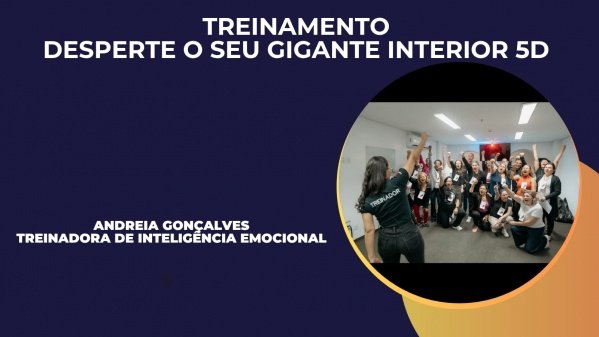 Imagem do evento Treinamento de Ingeligência Emocional  Desperte o seu Gigante Interior 5D