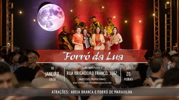 Imagem do evento Forró da Lua - 2026 - Lua Cheia de Janeiro