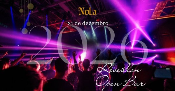 Imagem do evento RÉVEILLON - OPEN BAR - 31/12 - NOLA BAR
