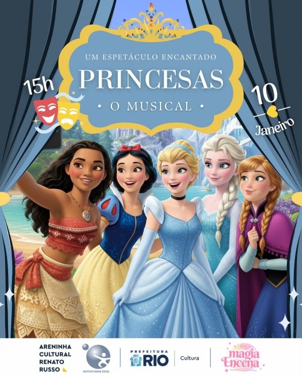 Imagem do evento Princesas: O Musical | Um Espetáculo Encantado