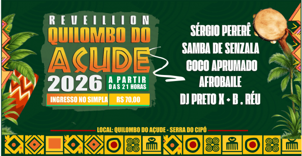 Imagem do evento Réveillon Quilombo do Açude 2026