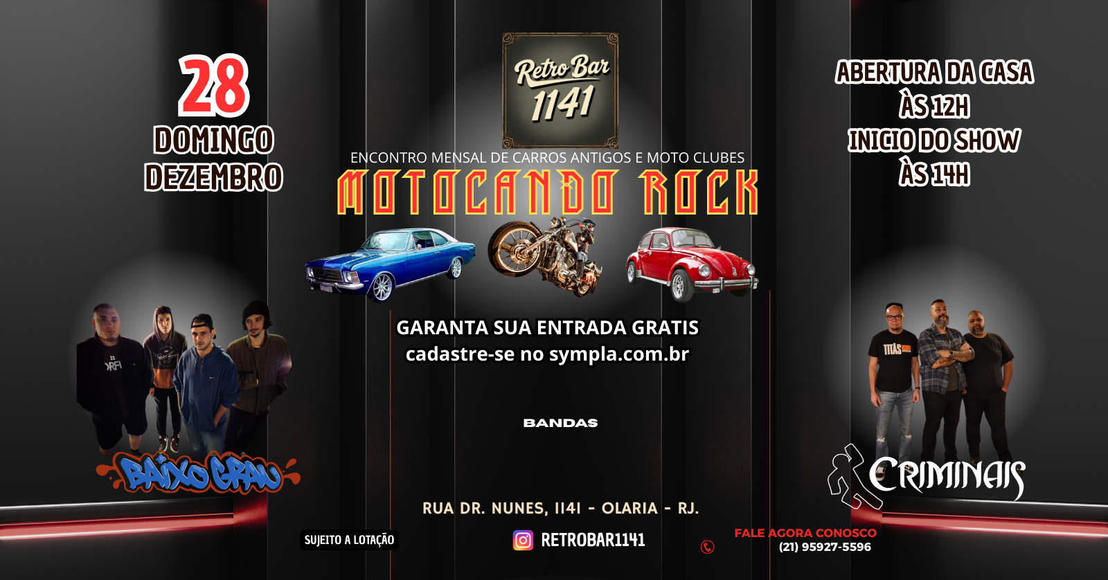 MOTOCANDO ROCK - RETRÔ BAR 1141