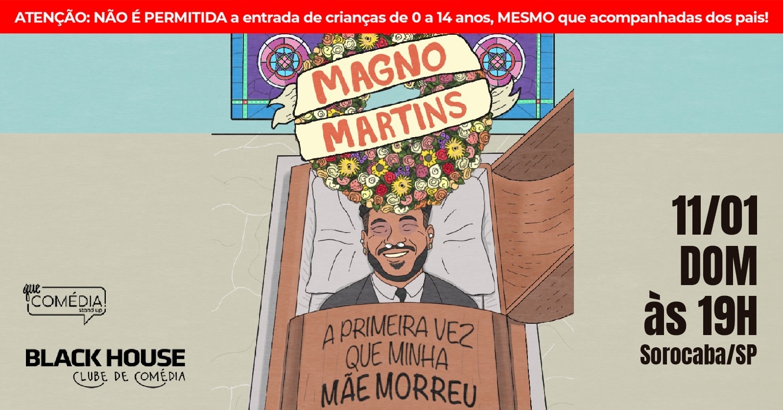 Magno Martins em Sorocaba - A Primeira Vez que minha Mãe Morreu - Stand Up Comedy