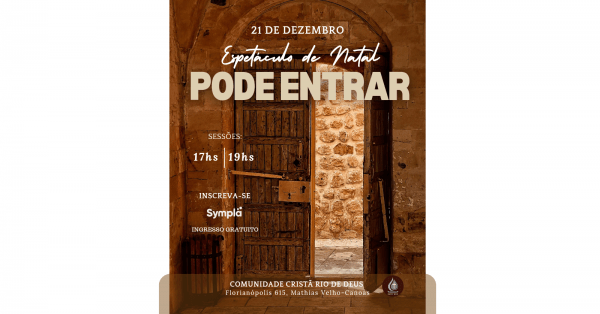Imagem do evento ESPETÁCULO DE NATAL PODE ENTRAR