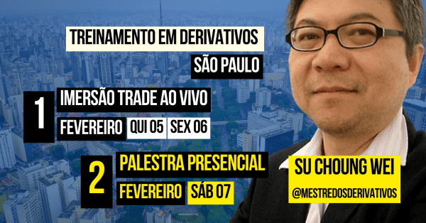 Imagem do evento [SP] Imersão TRADE ao Vivo + Palestra Presencial FEVEREIRO 2025 Mestre dos Derivativos