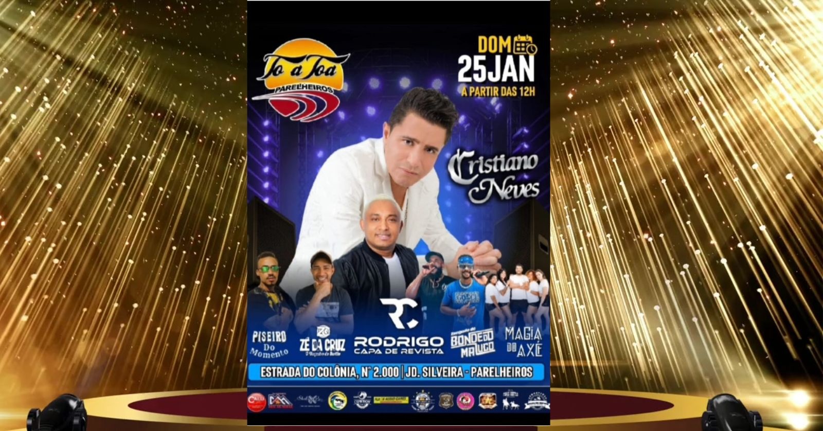 Cristiano Neves e convidados Rancho Tô a Toa Parelheiros - São Paulo, SP