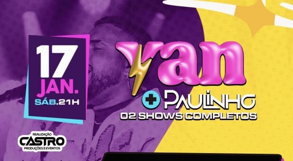 Imagem do evento SHOW DO YAN + PAULINHO