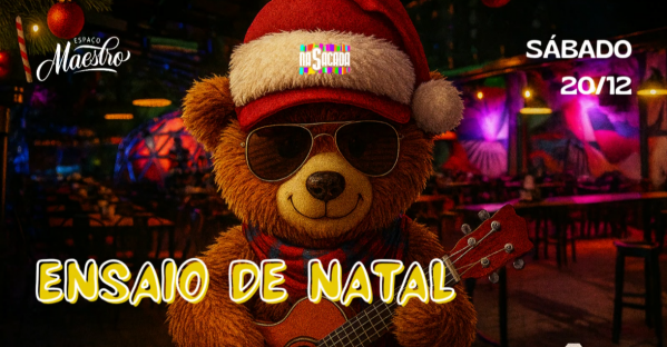 Imagem do evento 20/12 - NA SACADA ENSAIO DE NATAL