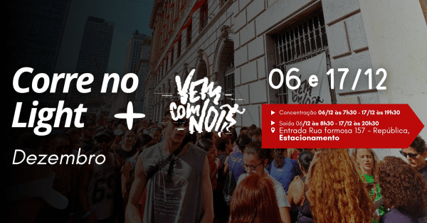Imagem do evento Corre no Light - Dezembro