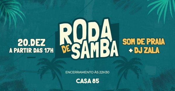 Imagem do evento Roda de Samba na 85
