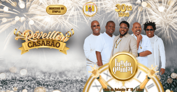 Imagem do evento PRÉ REVEILLON CASARÃO DO FIRMINO CONVIDA: FUNDO DE QUINTAL