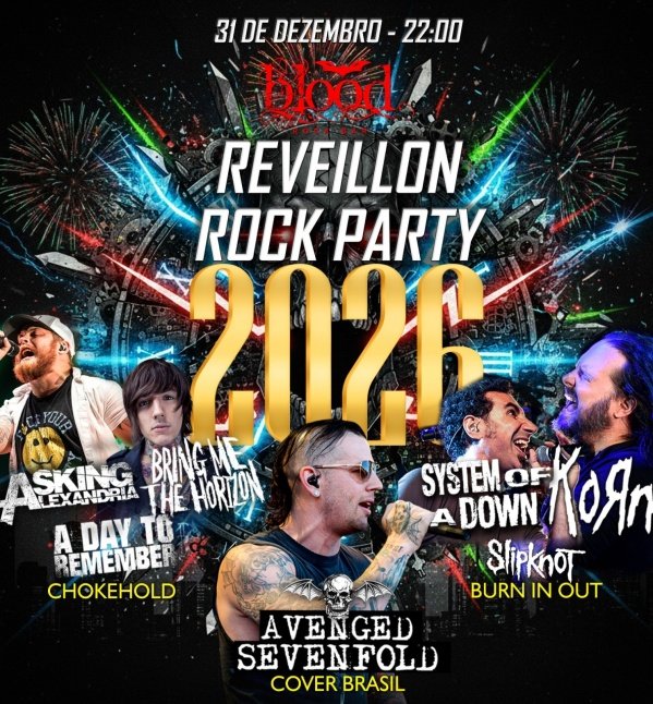 Imagem do evento Reveillon Rock Party 2026
