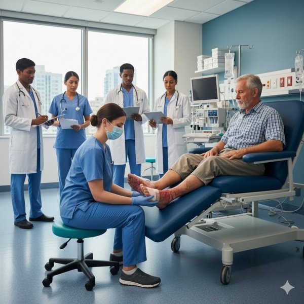 Imagem do evento Atuação Estratégica do Podólogo Inserido em Equipe Multidisciplinar no Sistema de Saúde Pública.