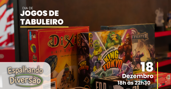 Imagem do evento Espalhando Diversão: Evento de jogos de tabuleiro gratuito!