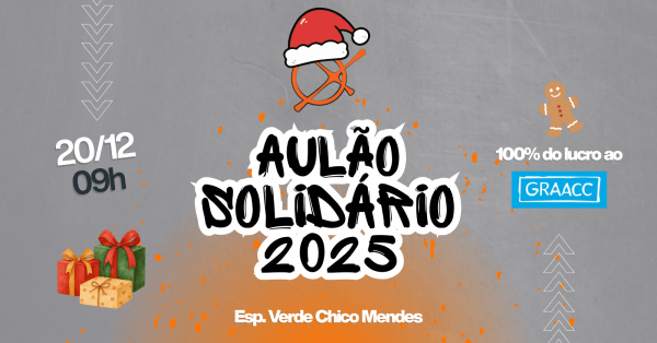 Imagem do evento Aulão solidário 2025 - Equipe DX