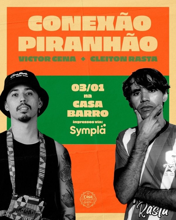 Imagem do evento Victor Cena e Cleiton Rasta na Casinha