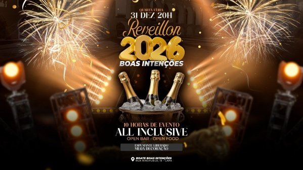 Imagem do evento Réveillon Boas Intenções 2026 - Lapa RJ