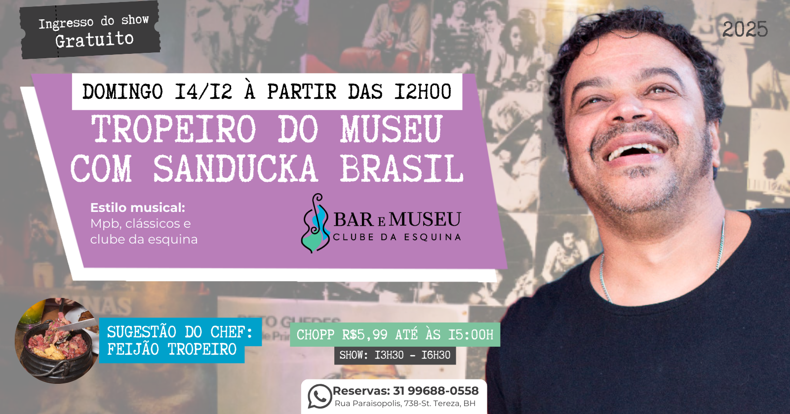 TROPEIRO NO MUSEU COM SANDUCKA BRASIL