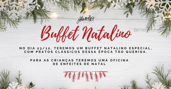Imagem do evento Almoço de Natal + Oficina Infantil | 23 de Dezembro