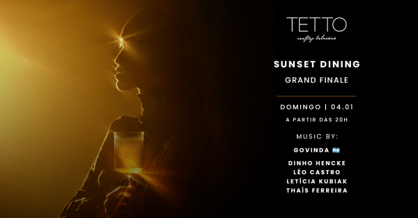 Imagem do evento SUNSET DINING - TETTO BC ROOFTOP IMERSIVO - GRAND FINALE
