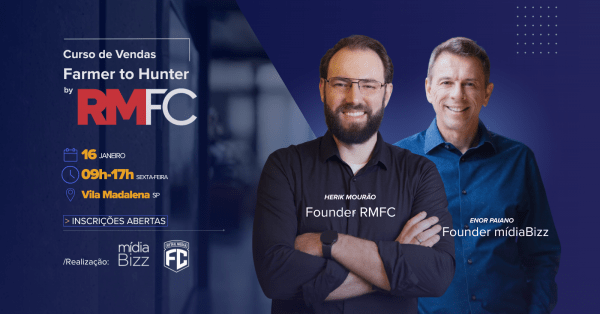 Imagem do evento Curso de Vendas | Farmer to Hunter by Retail Media FC