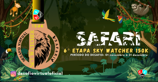Imagem do evento Corrida Virtual Safari  6ª Etapa Sky Watcher