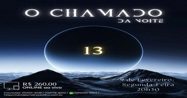 Imagem do evento Alcides Melhado Filho - O Chamado da Noite 13