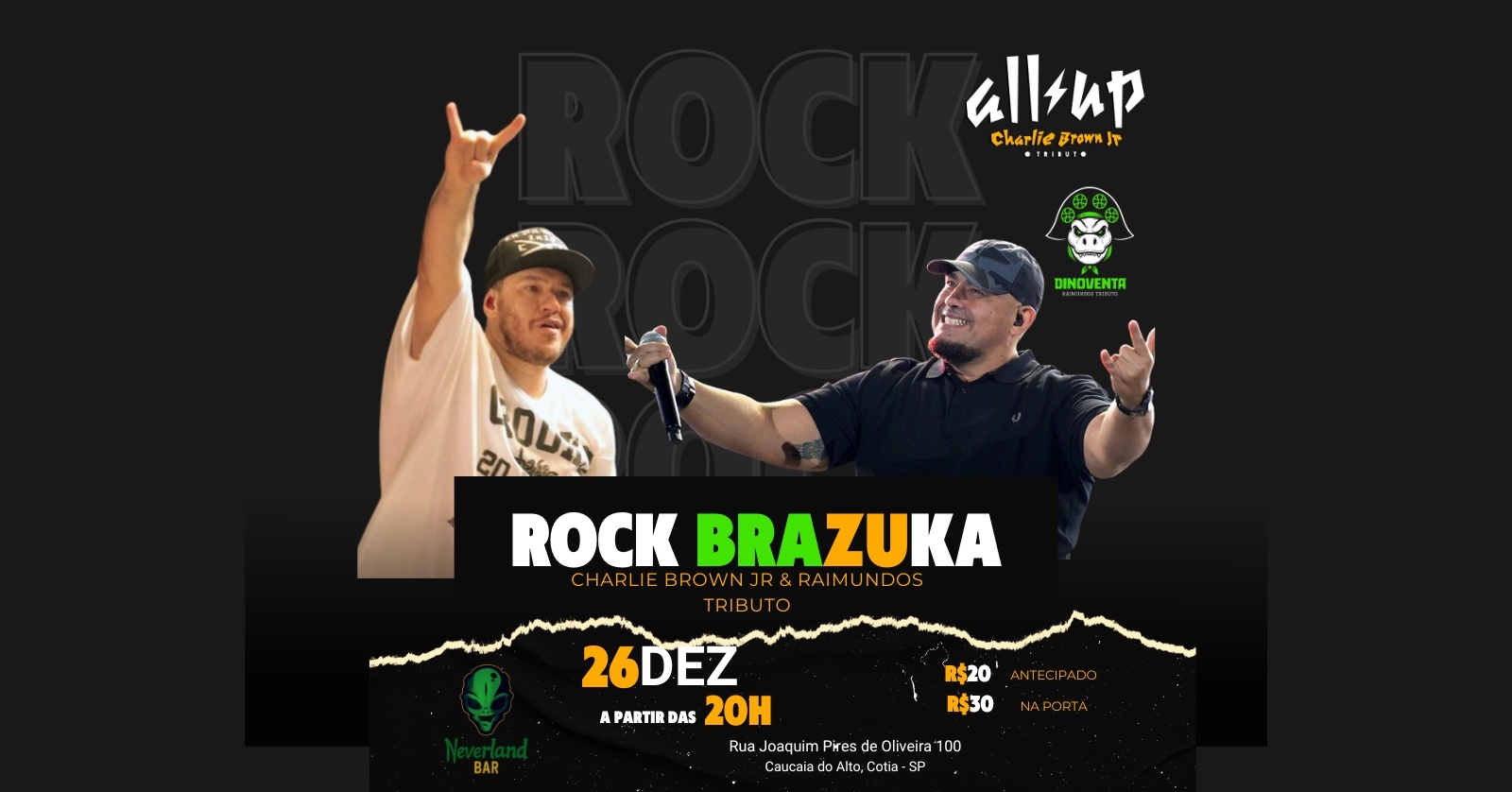Rock Brazuka - Charlie Brown Jr e Raimundos Tributo