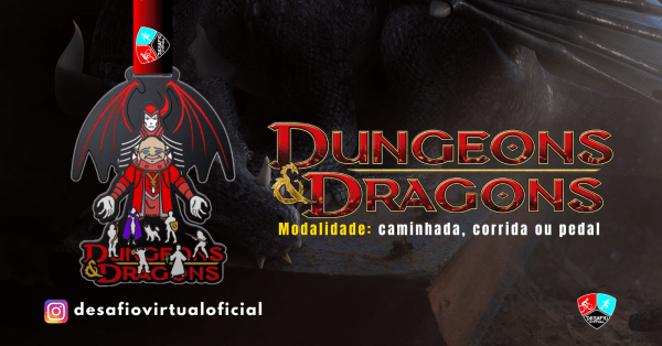 Imagem do evento Corrida Virtual Dungeons & Dragons