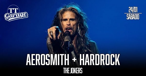 Imagem do evento Tributo Aerosmith + o melhor do hard rock com The Jokers - Sábado - 24/01