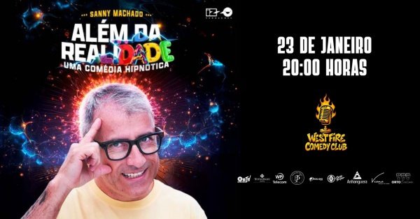 Imagem do evento Além da Realidade (Uma comédia Hipnótica) com Sanny Machado