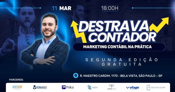 Imagem do evento DESTRAVA CONTADOR - EVENTO DE MARKETING PARA CONTADORES