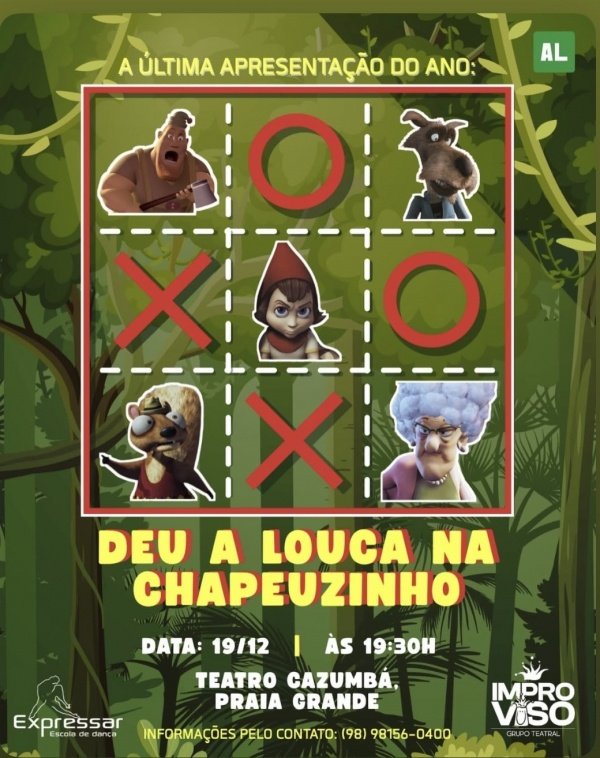 Imagem do evento Espetáculo Deu a Louca na Chapeuzinho