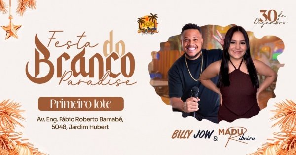 Imagem do evento Festa do Branco  Disk Indaia Paradise