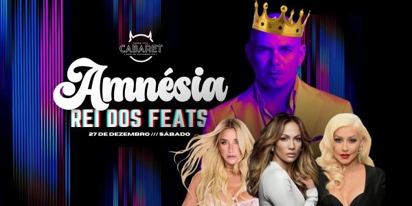 Imagem do evento AMNÉSIA // SÁBADO - 27.12 // CABARET POA