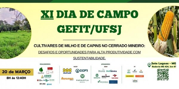 Imagem do evento XI Dia de Campo GeFit/UFSJ