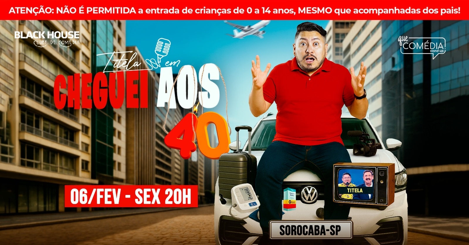 Titela em Sorocaba - Cheguei aos 40 - Stand Up Comedy
