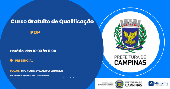 Imagem do evento Programa de Desenvolvimento Pessoal - CAMPO GRANDE 10 às11h