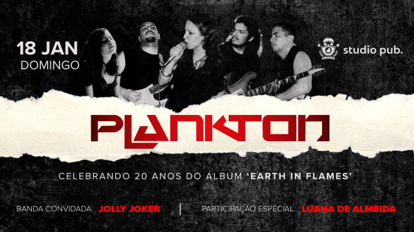 Imagem do evento PLANKTON | Live Reunion - 20 Anos de 'Earth In Flames'