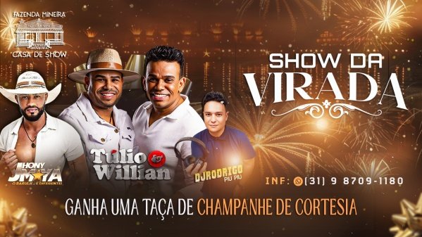 Imagem do evento Show da Virada - Fazenda Mineira